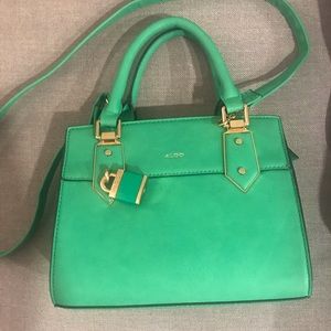 Aldo green handbag